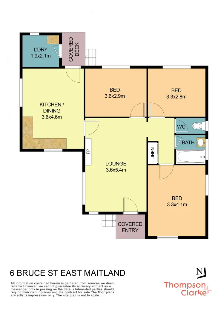 Floorplan of Homely house listing, 6 Bruce Street, East Maitland NSW 2323