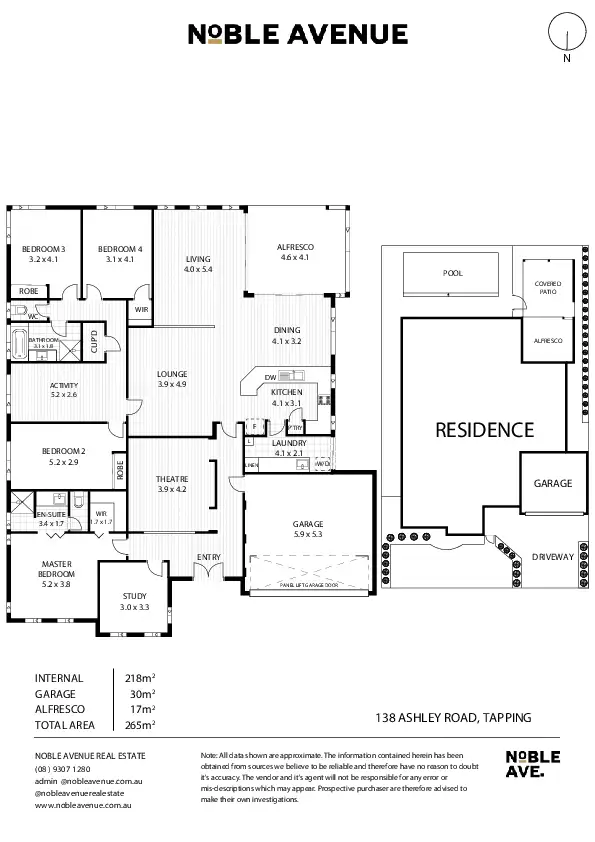Floorplan of Homely house listing, 138 Ashley Road, Tapping WA 6065