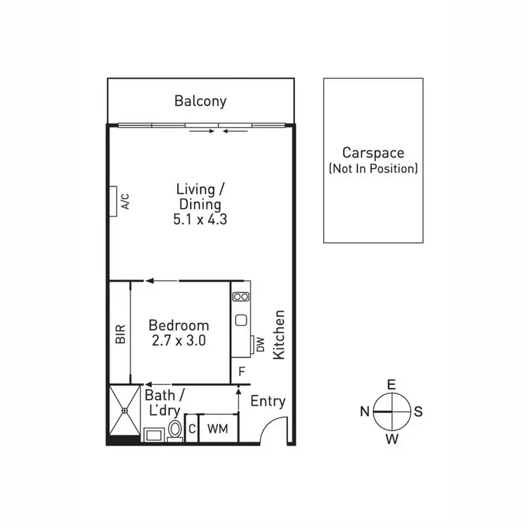 Floorplan of Homely apartment listing, 310/270 High Street, Windsor VIC 3181