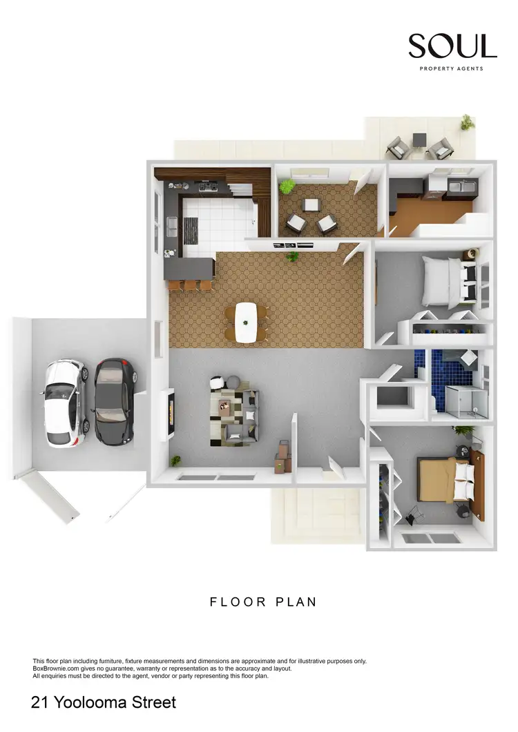 Floorplan of Homely house listing, 21 Yoolooma Street, Griffith NSW 2680