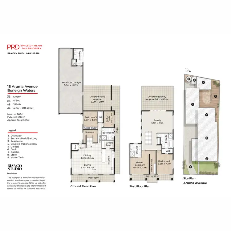 Floorplan of Homely house listing, 18 Aruma Avenue, Burleigh Waters QLD 4220