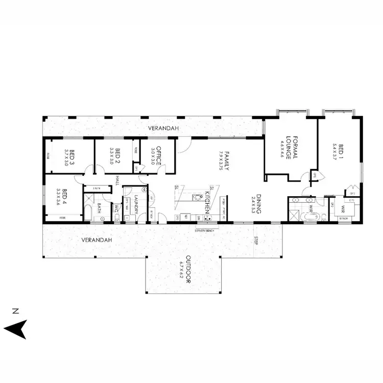 Floorplan of Homely house listing, 6 Michael Avenue, San Isidore NSW 2650