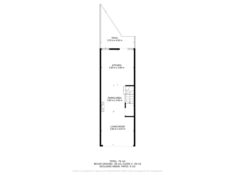 Floorplan of Homely townhouse listing, 3/21 Charles Street, West Gladstone QLD 4680