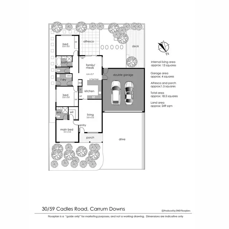 Floorplan of Homely house listing, 30/59 Cadles Road, Carrum Downs VIC 3201