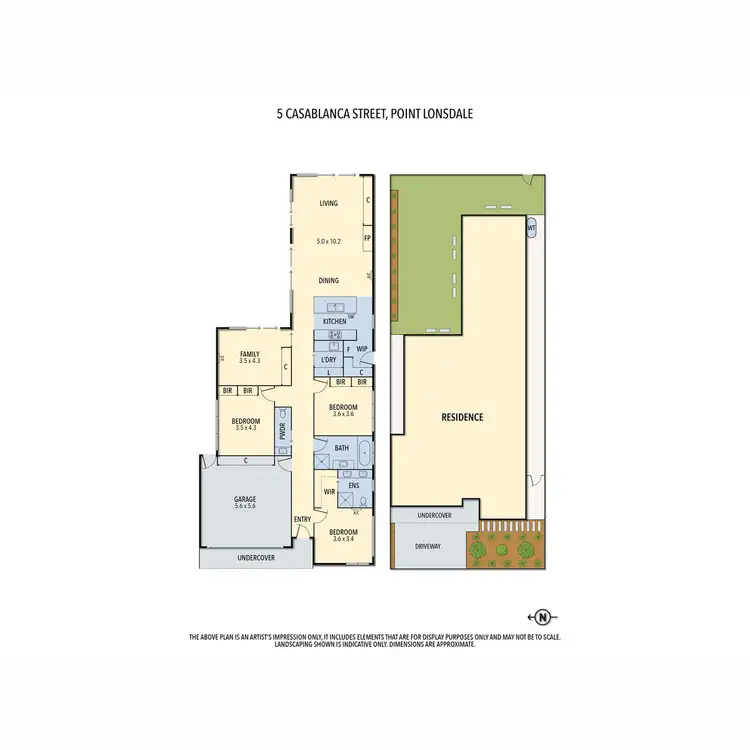 Floorplan of Homely house listing, 5 Casablanca Street, Point Lonsdale VIC 3225