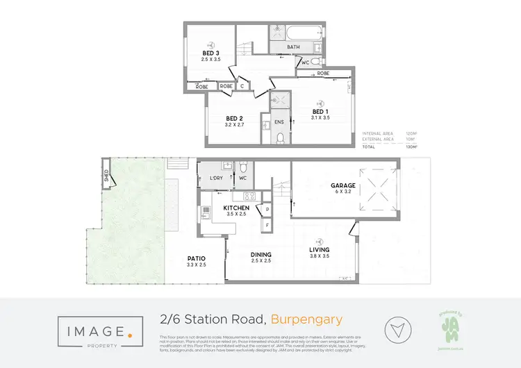Floorplan of Homely townhouse listing, 2/6 Station Road, Burpengary QLD 4505