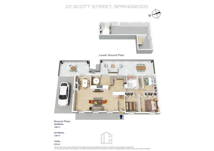 Floorplan of Homely house listing, 22 Scott Street, Springwood NSW 2777