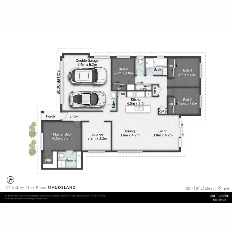 Floorplan of Homely house listing, 24 Valley Mist Place, Maudsland QLD 4210