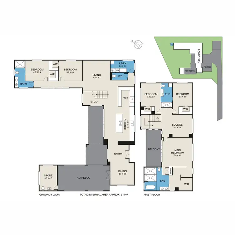 Floorplan of Homely house listing, 8 Coolalta Drive, Nulkaba NSW 2325