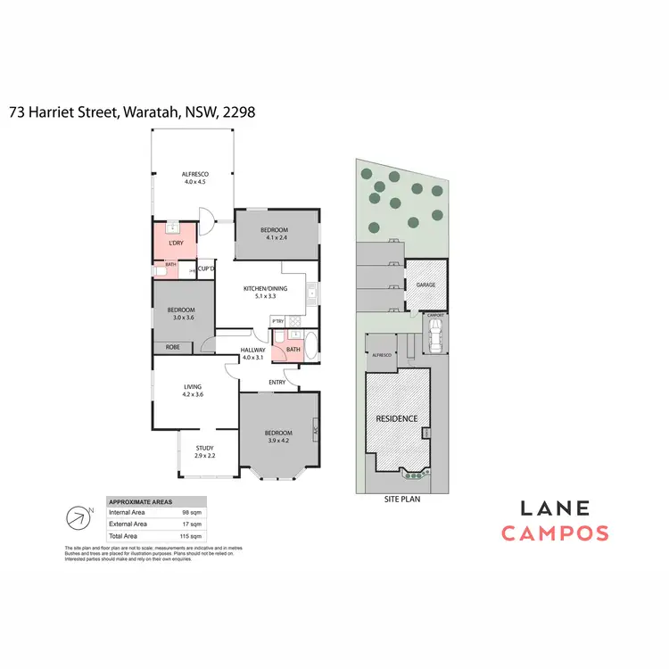 Floorplan of Homely house listing, 73 Harriet Street, Waratah NSW 2298