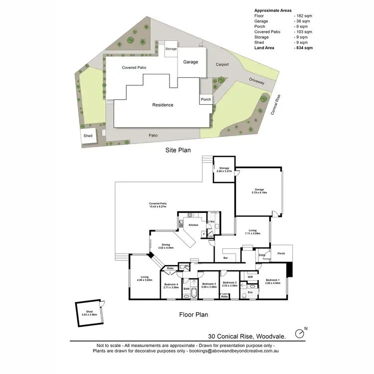 Floorplan of Homely house listing, 30 Conical Rise, Woodvale WA 6026