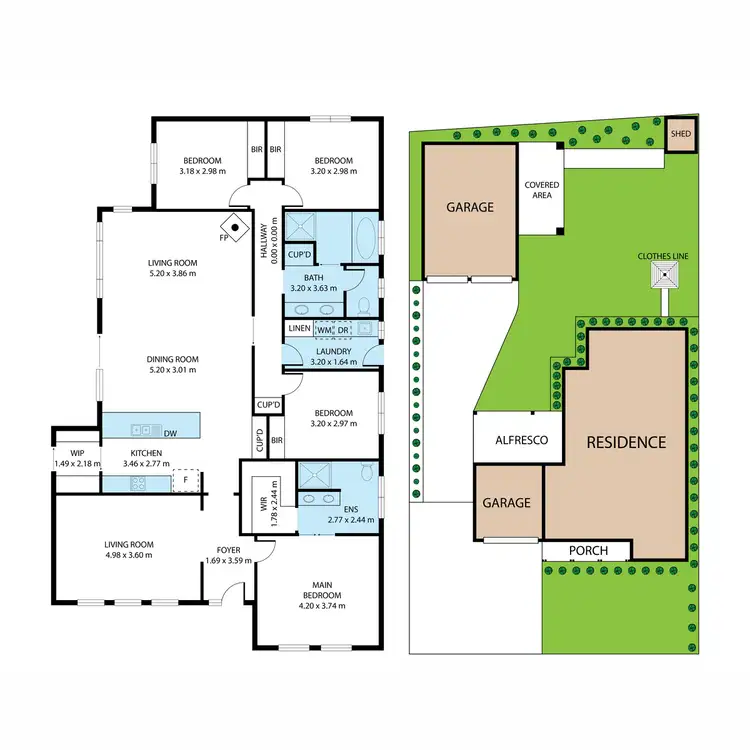Floorplan of Homely house listing, 23 Hayes Crescent, Junee NSW 2663