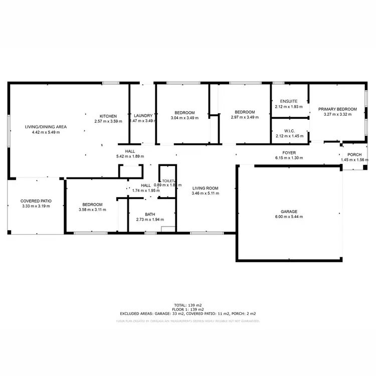 Floorplan of Homely house listing, 15 Morgan Circuit, Urraween QLD 4655