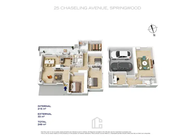 Floorplan of Homely house listing, 25 Chaseling Avenue, Springwood NSW 2777