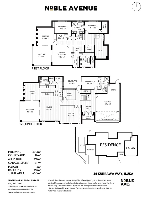 Floorplan of Homely house listing, 36 Kurrawa Way, Iluka WA 6028
