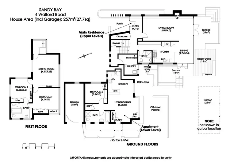 Floorplan of Homely house listing, 4 Walford Road, Sandy Bay TAS 7005