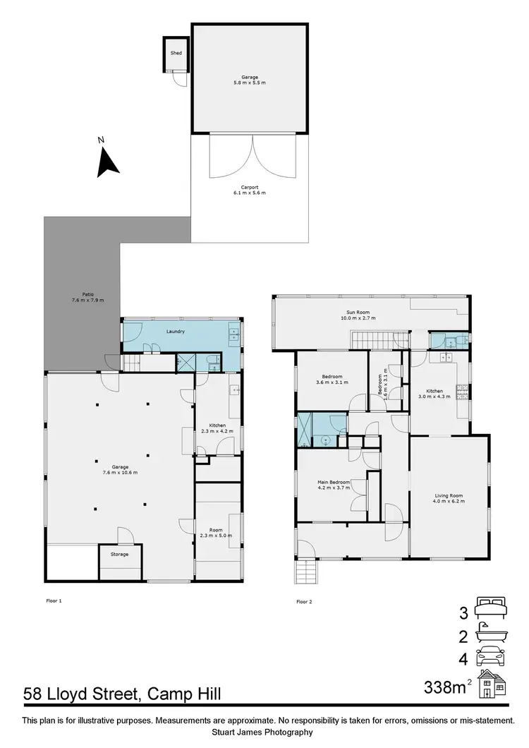 Floorplan of Homely house listing, 58 Lloyd Street, Camp Hill QLD 4152