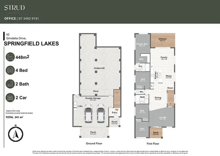 Floorplan of Homely house listing, 42 Grindelia Drive, Springfield Lakes QLD 4300