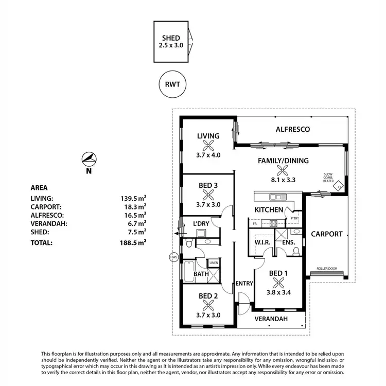 Floorplan of Homely house listing, 6 Jacobs Street, Springton SA 5235