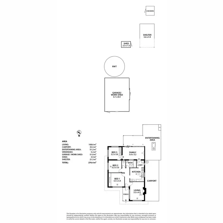 Floorplan of Homely house listing, 128 Longwood Road, Heathfield SA 5153
