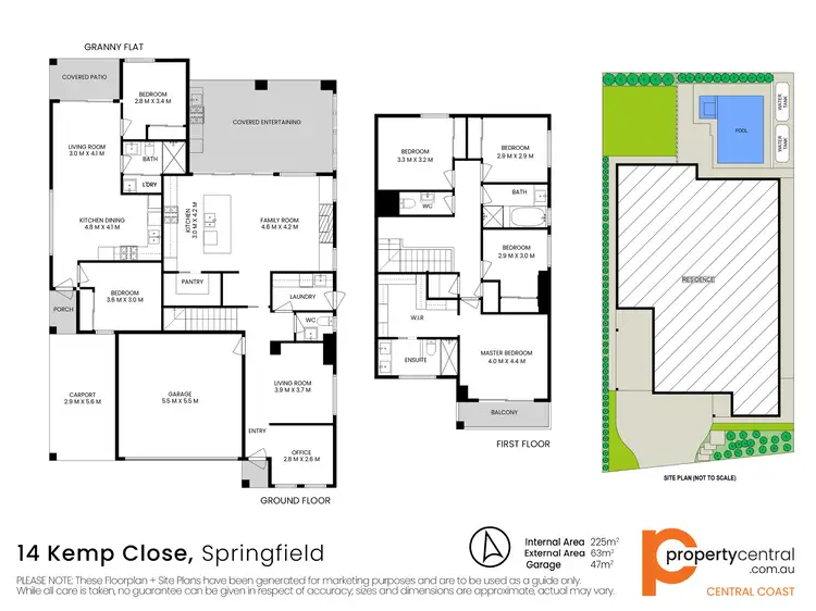 Floorplan of Homely house listing, 14 Kemp Close, Springfield NSW 2250