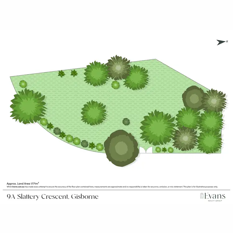 Floorplan of Homely land listing, 9A Slattery Crescent, Gisborne VIC 3437