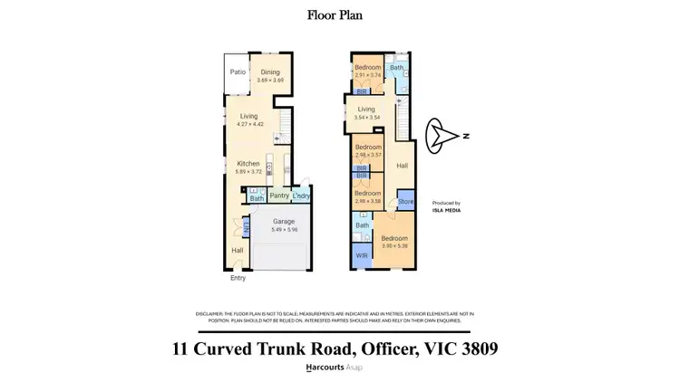 Floorplan of Homely house listing, 11 Curved Trunk Road, Officer VIC 3809