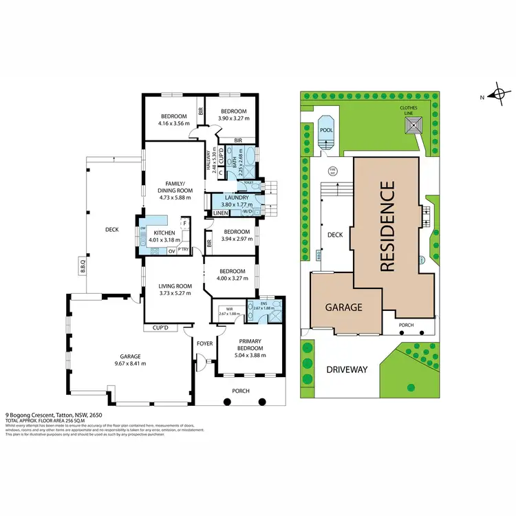 Floorplan of Homely house listing, 9 Bogong Crescent, Tatton NSW 2650