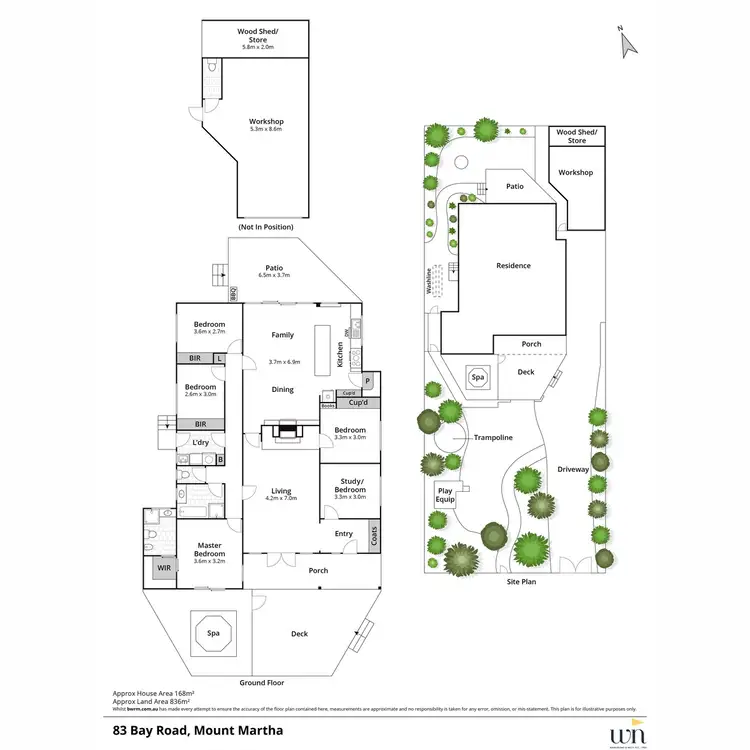 Floorplan of Homely house listing, 83 Bay Road, Mount Martha VIC 3934