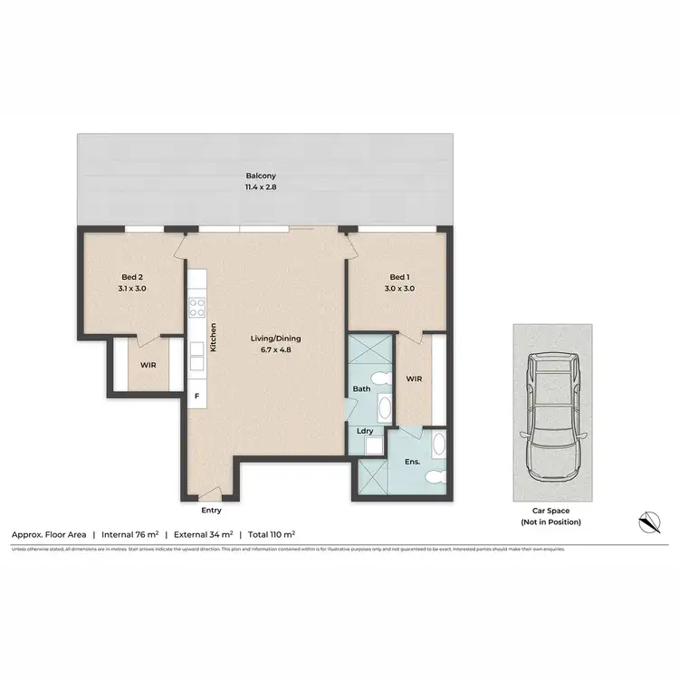 Floorplan of Homely apartment listing, 701/25 Connor Street, Fortitude Valley QLD 4006