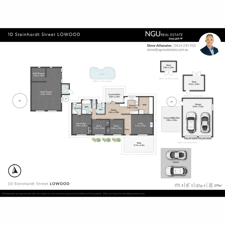 Floorplan of Homely house listing, 10 Steinhardt Street, Lowood QLD 4311