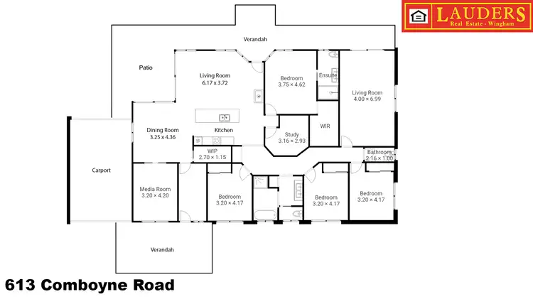 Floorplan of Homely rural property listing, 613 Comboyne Road, Cedar Party NSW 2429