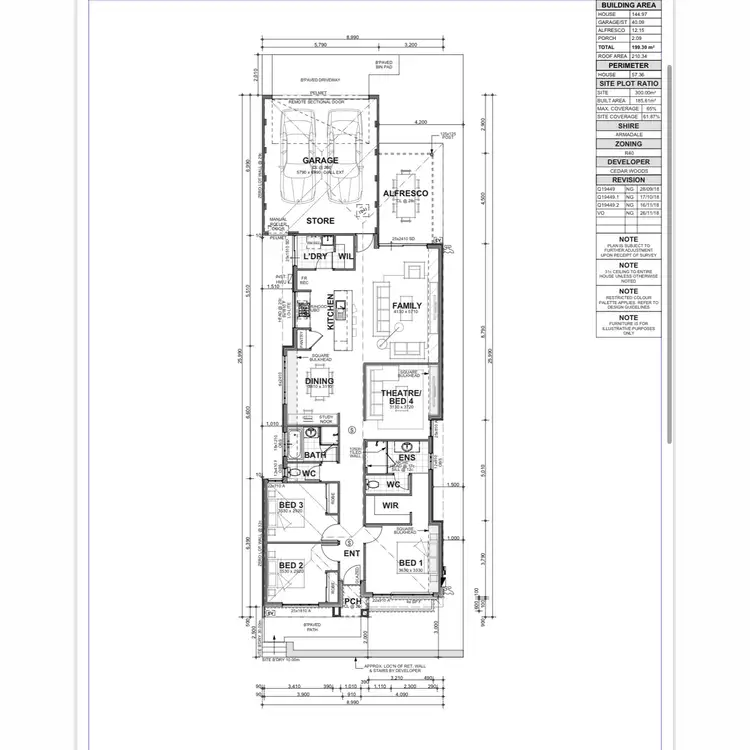 Floorplan of Homely house listing, 5 Gossan Chase, Piara Waters WA 6112