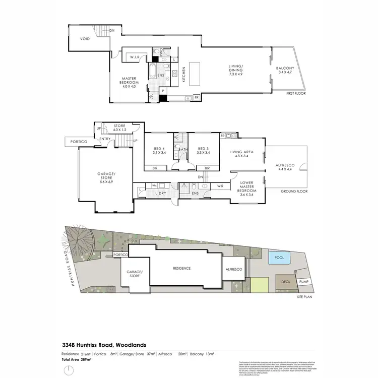 Floorplan of Homely house listing, 334B Huntriss Road, Woodlands WA 6018