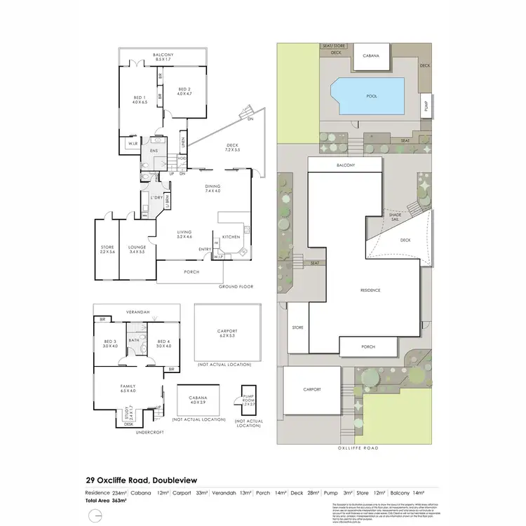 Floorplan of Homely house listing, 29 Oxcliffe Road, Doubleview WA 6018