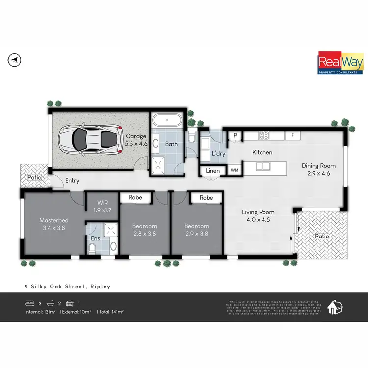 Floorplan of Homely house listing, 9 Silky Oak Street, Ripley QLD 4306