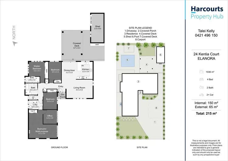 Floorplan of Homely house listing, 24 Kentia Court, Elanora QLD 4221