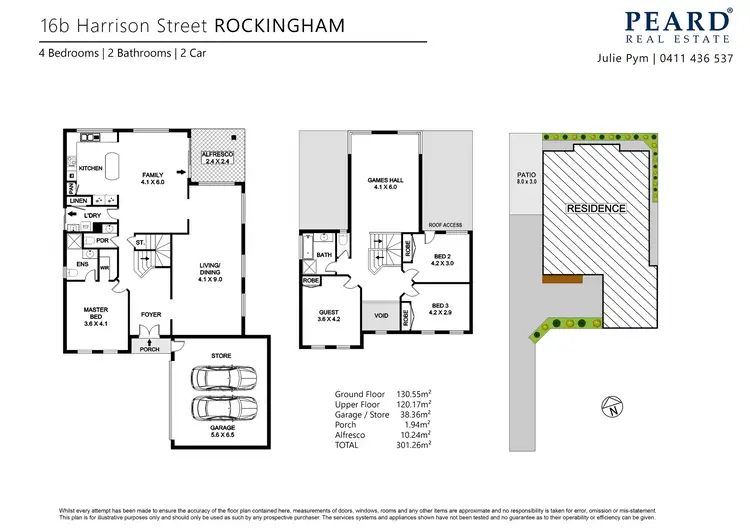 Floorplan of Homely house listing, 16B Harrison Street, Rockingham WA 6168