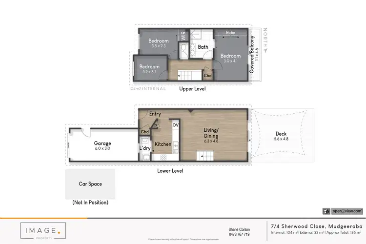 Floorplan of Homely townhouse listing, 7/4 Sherwood Close, Mudgeeraba QLD 4213