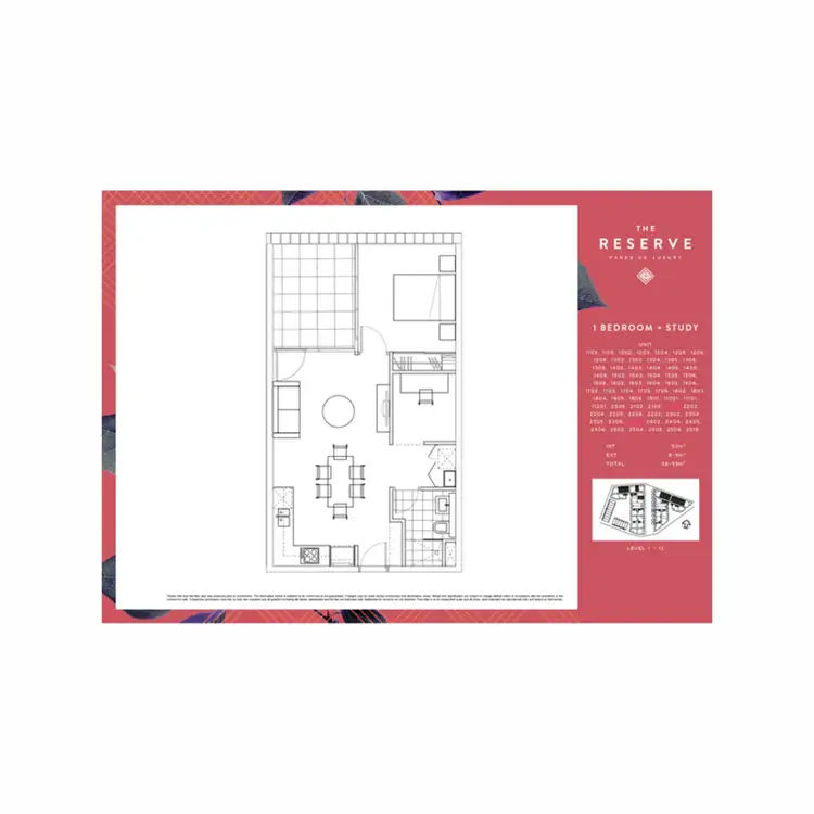 Floorplan of Homely apartment listing, 1103/8 Kingsborough Way, Zetland NSW 2017