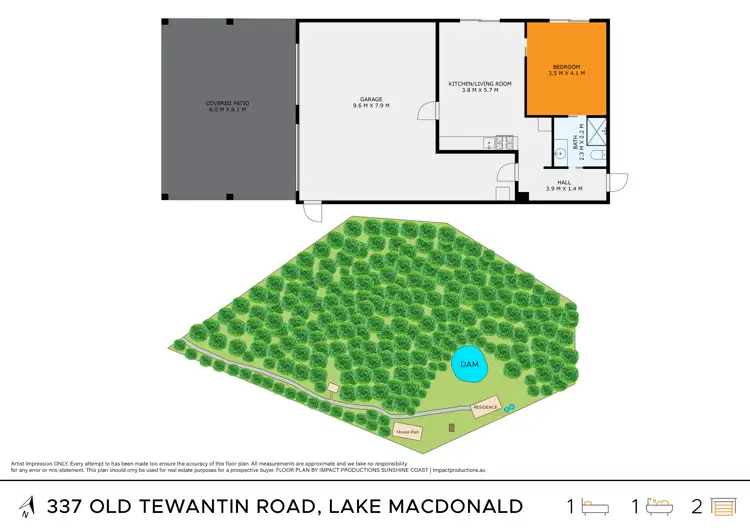 Floorplan of Homely house listing, 337 Old Tewantin Road, Lake Macdonald QLD 4563