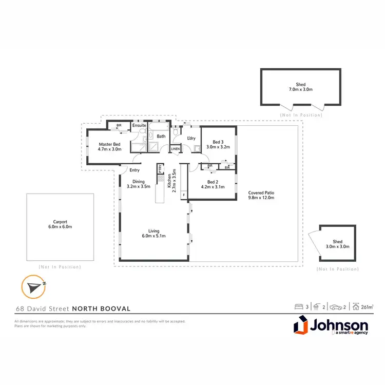 Floorplan of Homely house listing, 68 David Street, North Booval QLD 4304