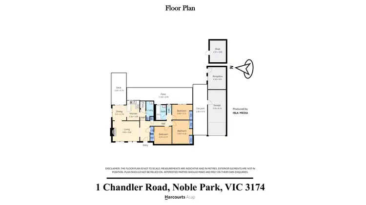 Floorplan of Homely house listing, 1 Chandler Road, Noble Park VIC 3174
