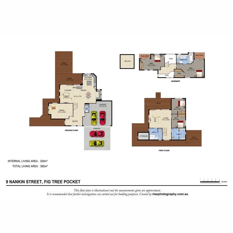 Floorplan of Homely house listing, 9 Nankin Street, Fig Tree Pocket QLD 4069