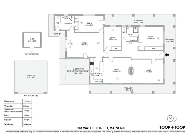 Floorplan of Homely house listing, 161 Wattle Street, Malvern SA 5061