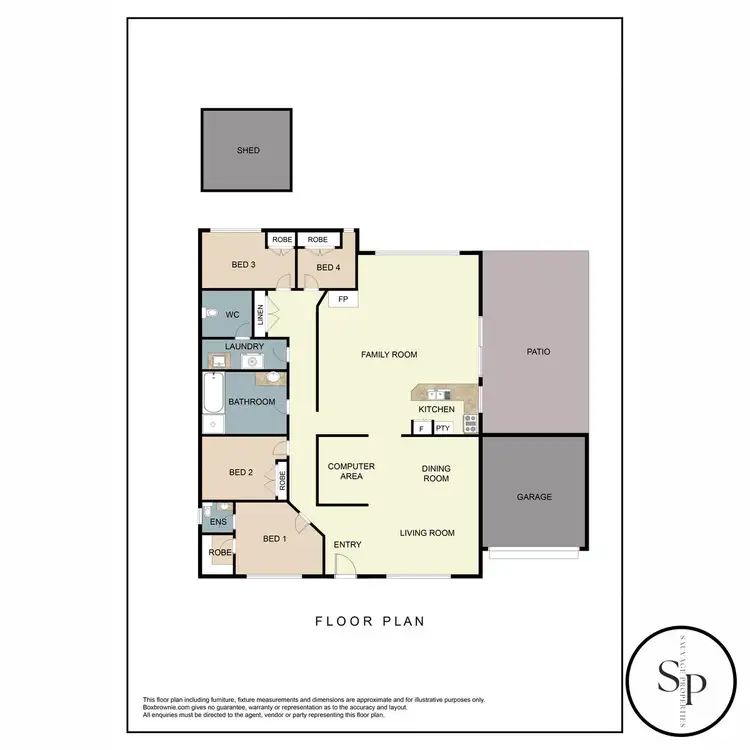Floorplan of Homely house listing, 11 Fraser Entrance, Greenfields WA 6210