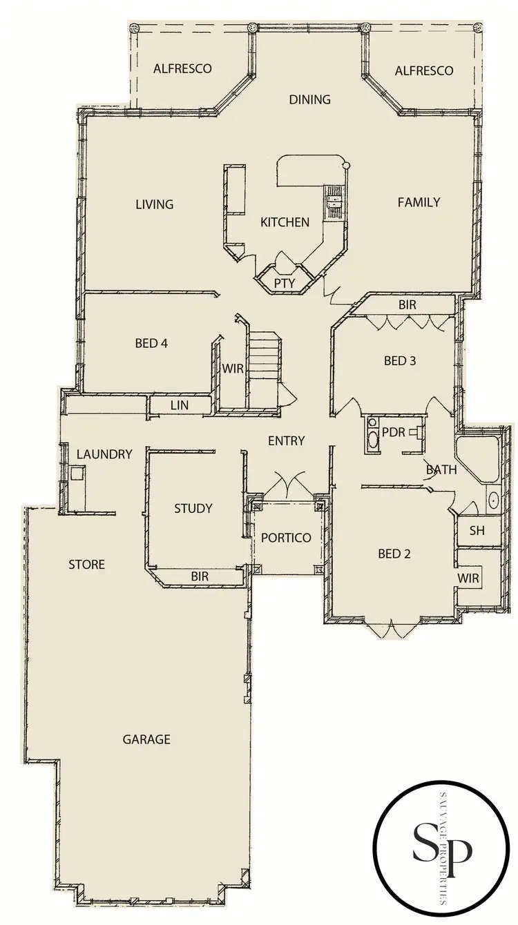 Floorplan of Homely house listing, 4 Santavea Mews, Halls Head WA 6210