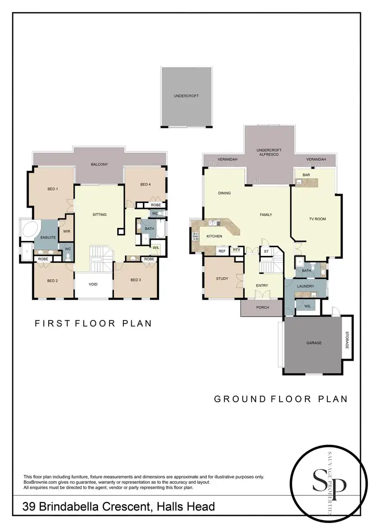 Floorplan of Homely house listing, 39 Brindabella Crescent, Halls Head WA 6210