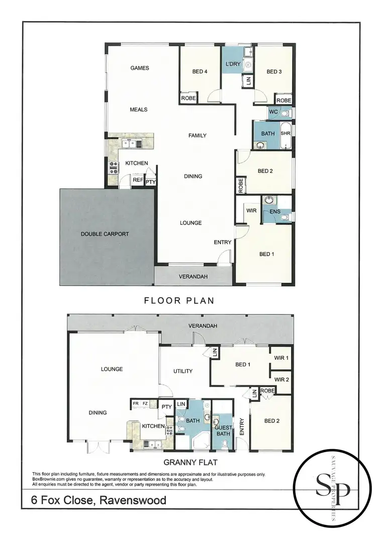 Floorplan of Homely house listing, 6 Fox Close, Ravenswood WA 6208
