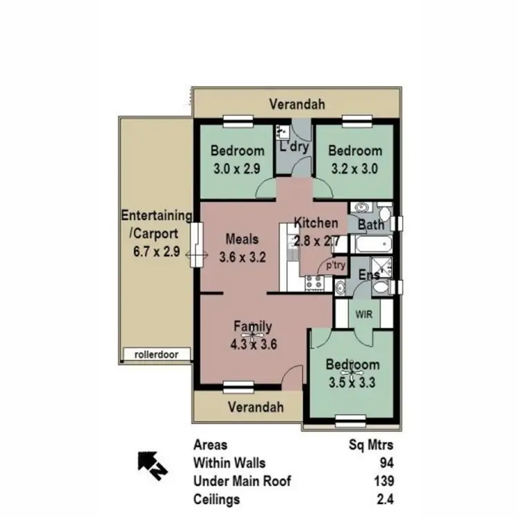 Floorplan of Homely house listing, 6 McDonald Close, Mount Barker SA 5251